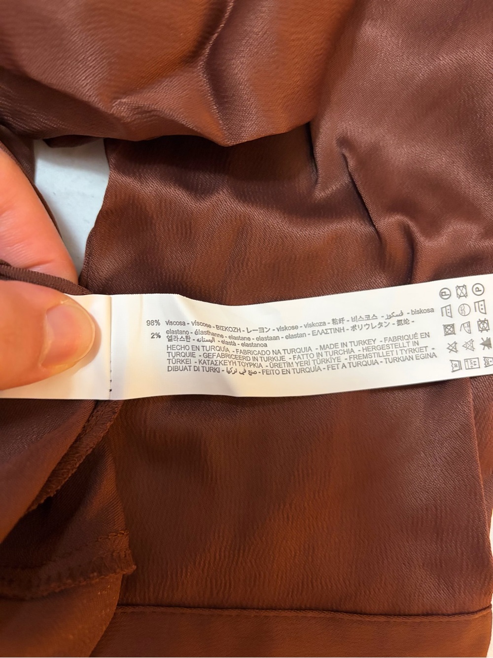 Zara Satin Ruched Button-Front Women's Top - Picture 4 of 4